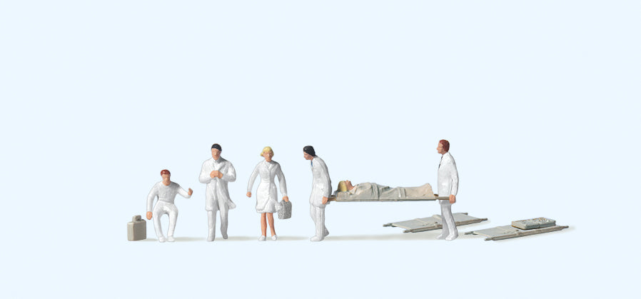 Preiser Emergency Team (5) Figure Set PR79048