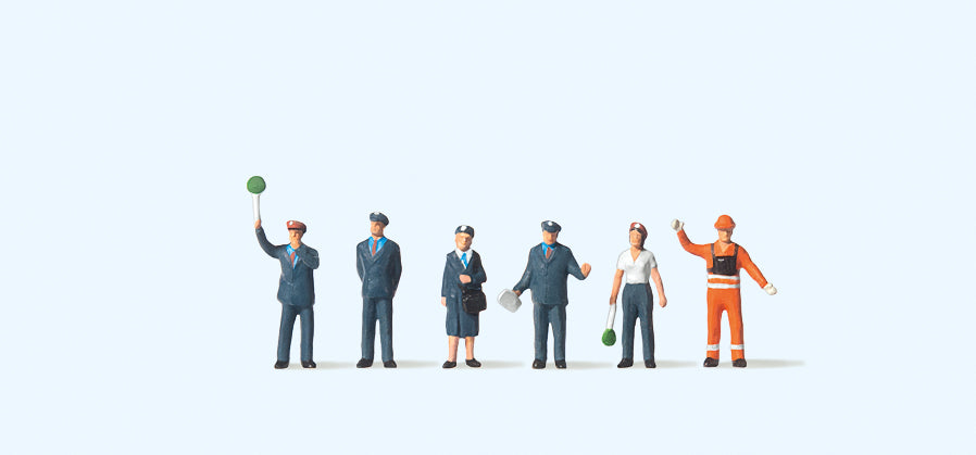 Preiser DB Railway Personnel (6) Figure Set PR79060