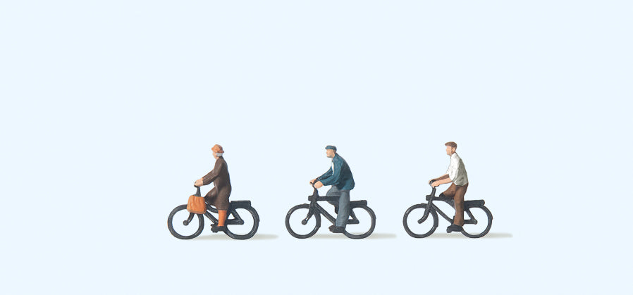 Preiser Cyclists (3) Figure Set PR79087