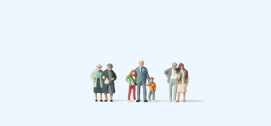 Preiser At the Shops (7) Figure Set PR79095