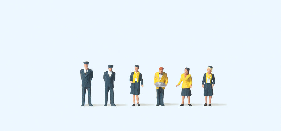 Preiser Eurostar Personnel (6) Figure Set PR79100