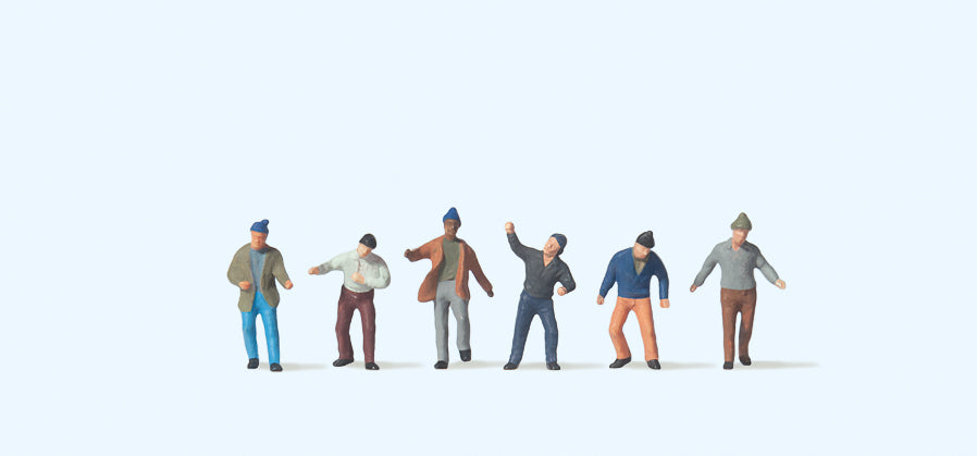 Preiser Workers (6) Figure Set PR79101