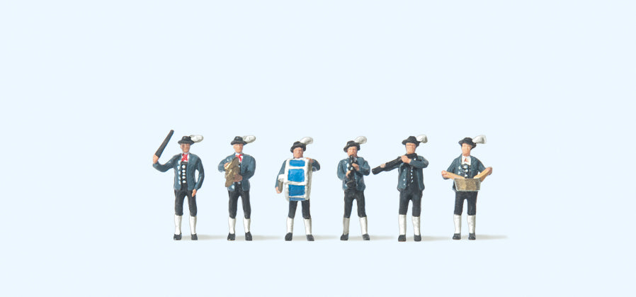 Preiser Bavarian Musicians (6) Figure Set PR79120