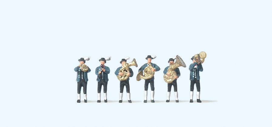 Preiser Bavarian Musicians (6) Figure Set PR79121