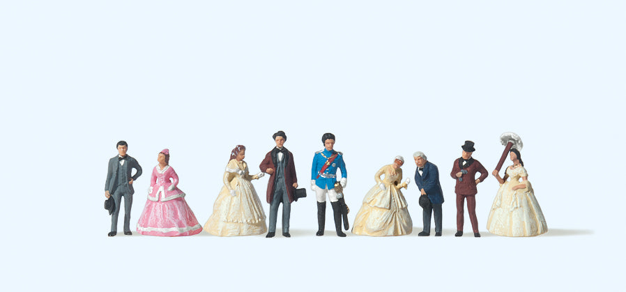 Preiser Ludwig II of Bavaria (9) Figure Set PR79129