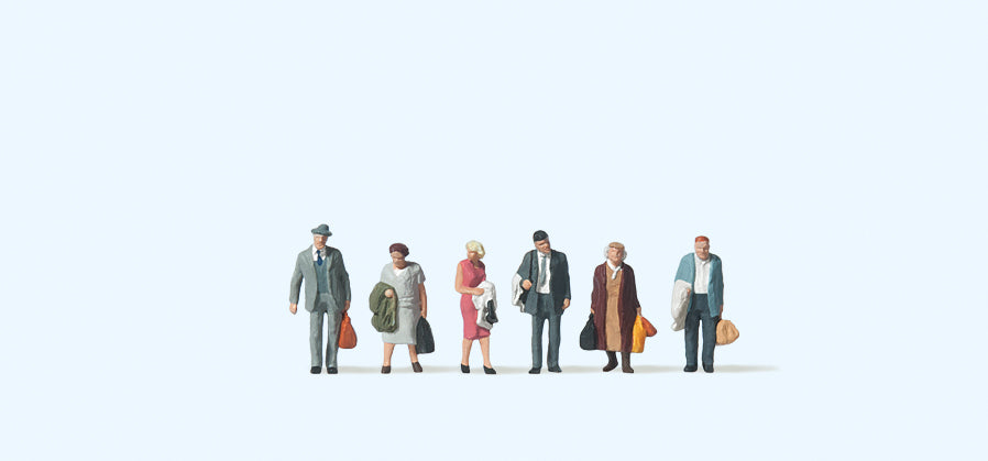 Preiser Passengers (6) Figure Set PR79140