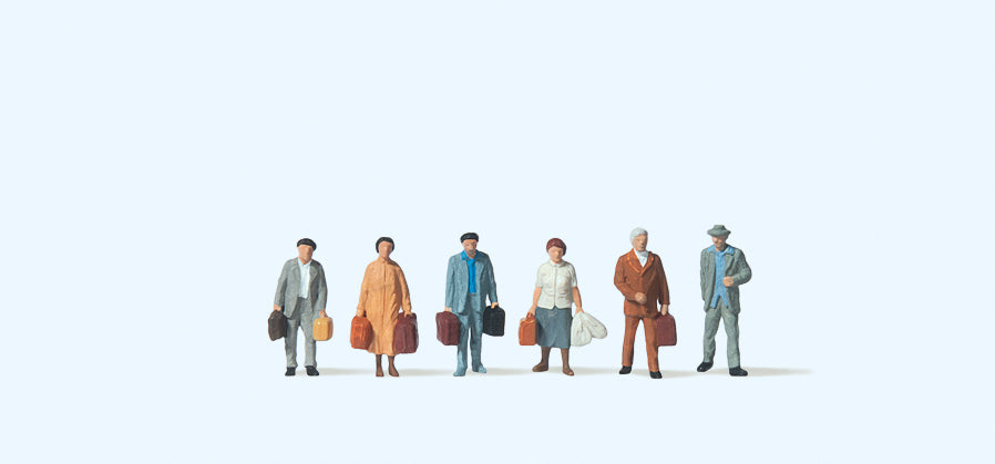 Preiser Passengers (6) Figure Set PR79143