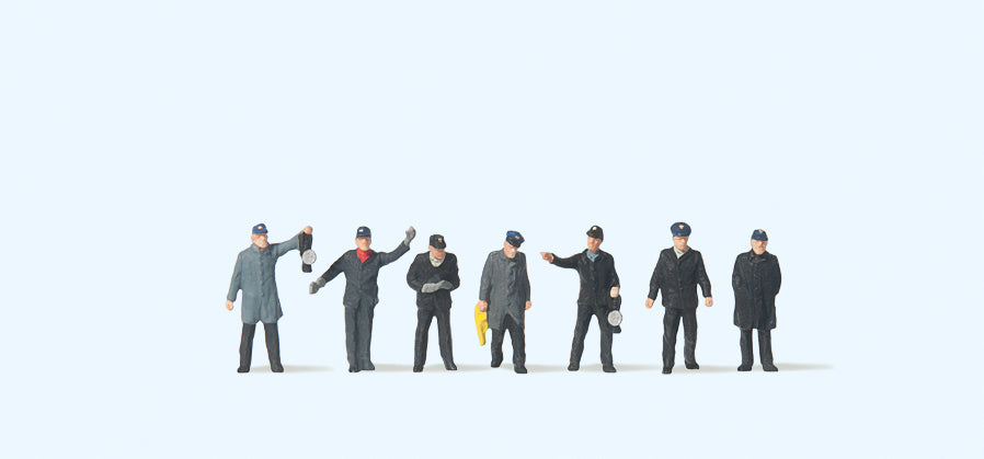 Preiser DB Yard Workers (7) Figure Set PR79147
