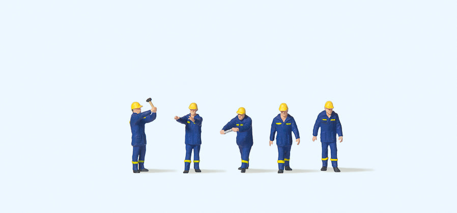 Preiser THW Emergency Services (5) Figure Set PR79180