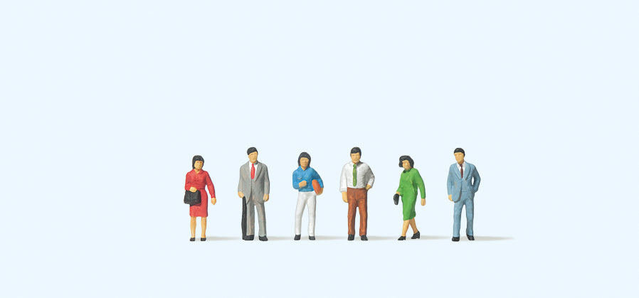 Preiser Japanese People (6) Figure Set PR79206