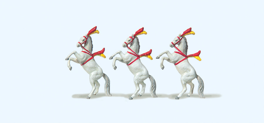 Preiser Circus Show Horses (3) Figure Set PR79712