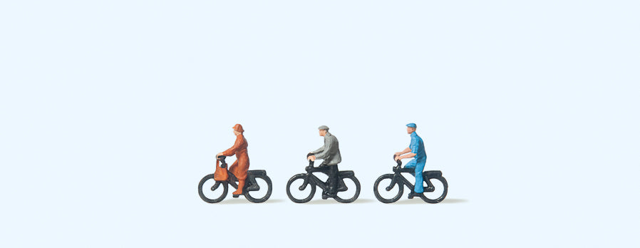 Preiser Cyclists (3) Figure Set PR80911