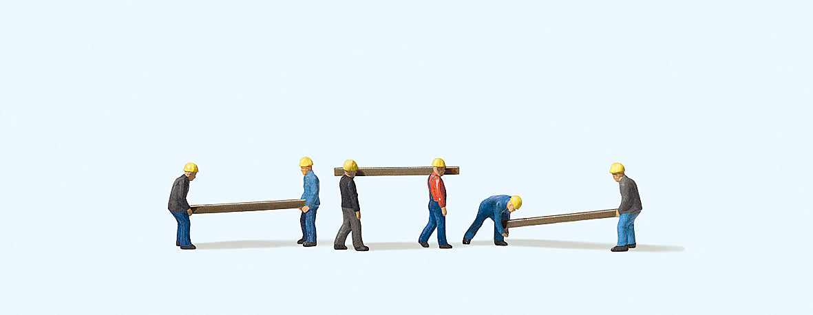 Preiser Track Workers (6) Figure Set PR88512