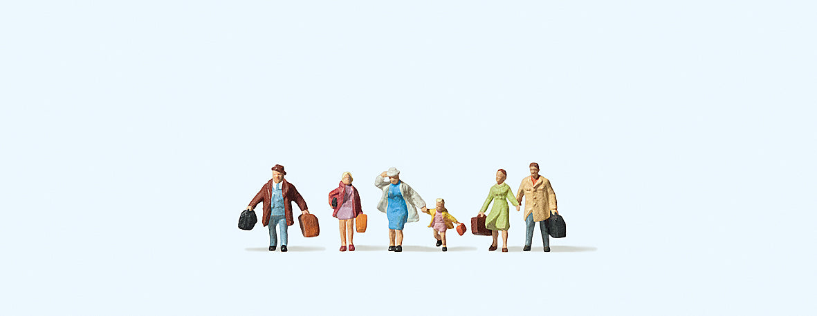 Preiser Family Krause on a Journey (6) Figure Set PR88519