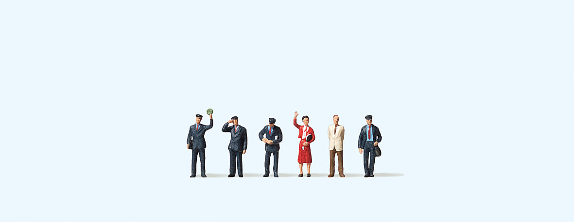 Preiser DB Train Personnel (6) Figure Set PR88529