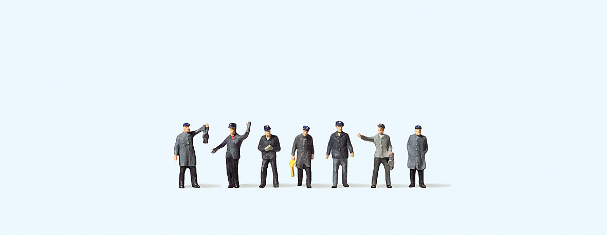 Preiser DB Yard Workers (7) Figure Set PR88539