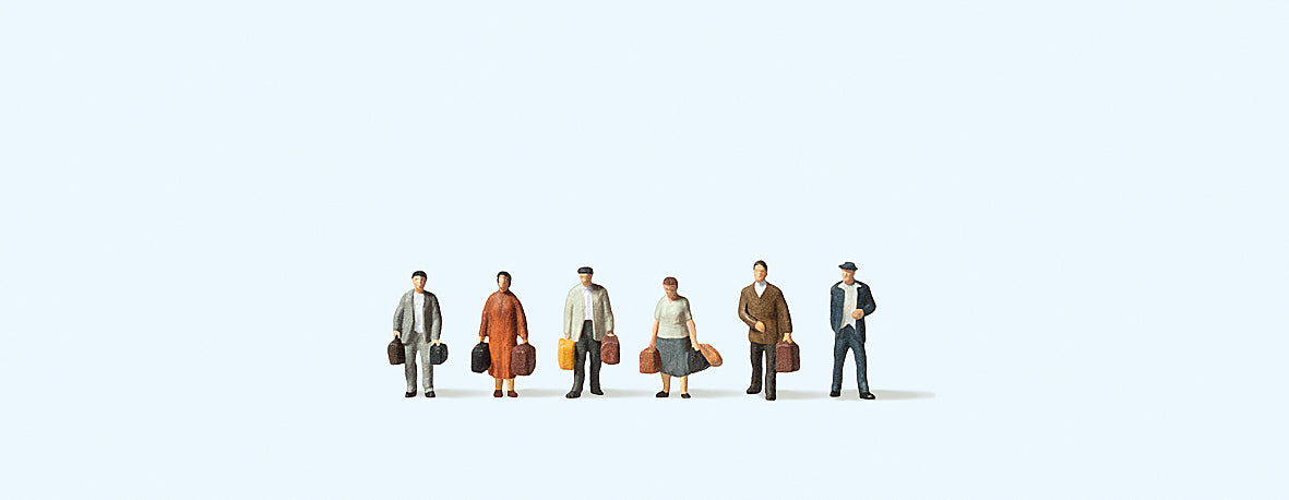 Preiser Travellers (6) Figure Set PR88540