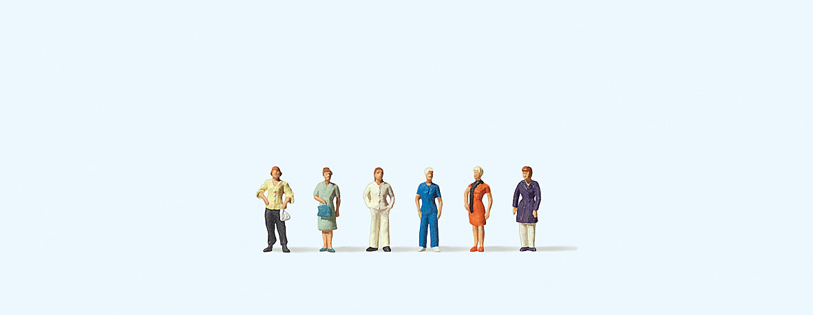 Preiser Women Standing (6) Figure Set PR88560