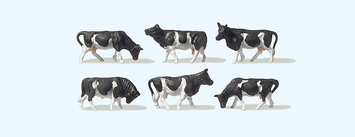 Preiser Cows (6) Figure Set PR88575
