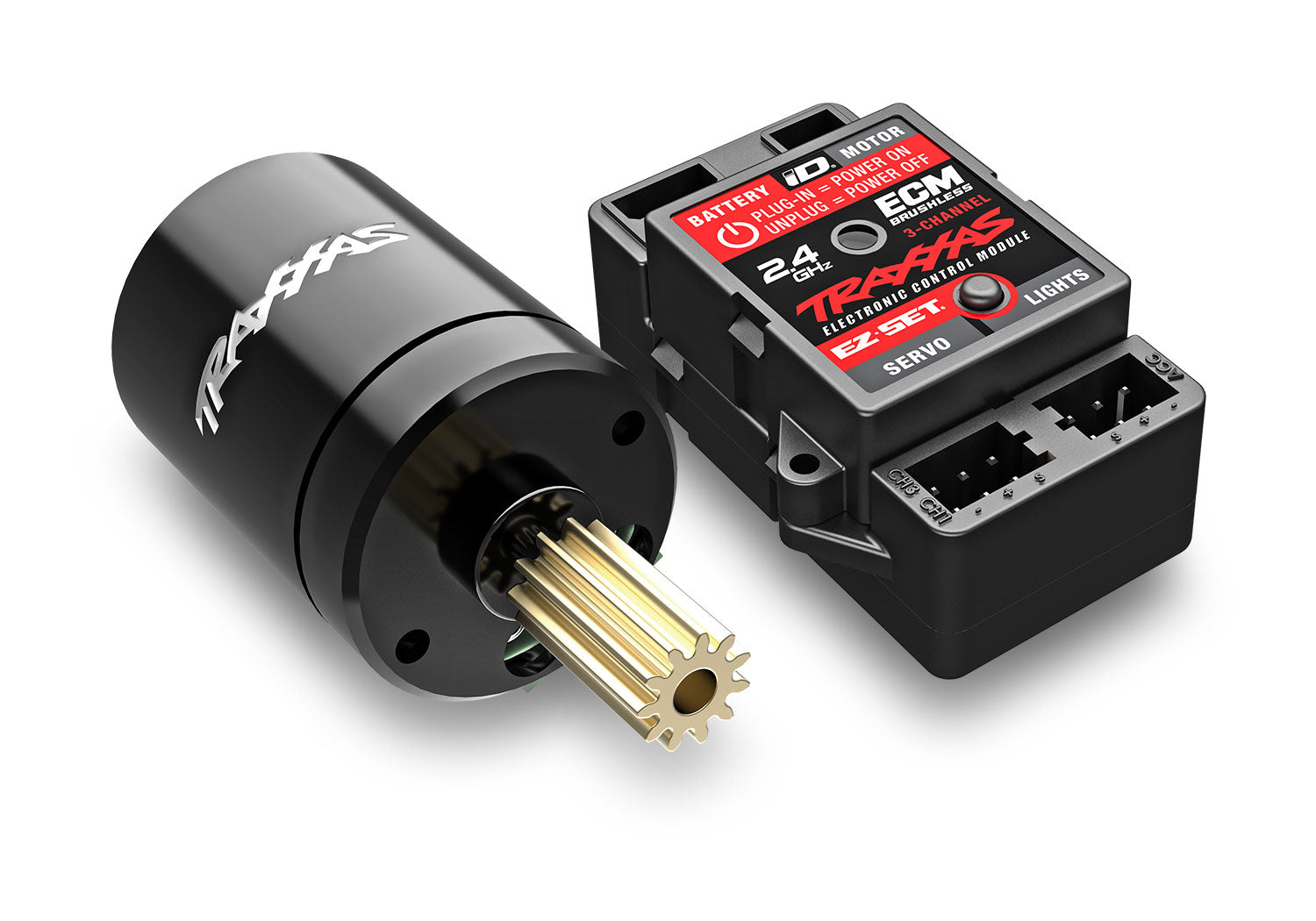 TRX-4M Brushless Power System, waterproof (includes ECM Brushless electronic control module (3-channel) and 3350Kv brushless motor)