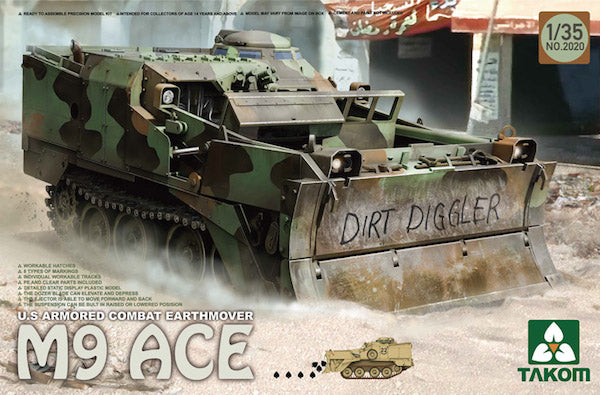 Takom TAK02020 US Army M9 ACE Armoured Combat Earthmover