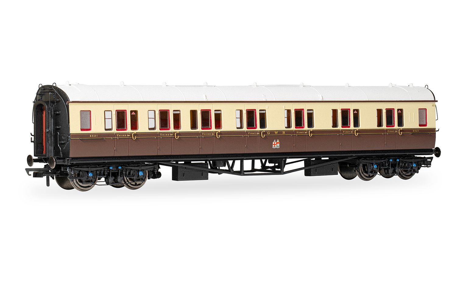 Hornby R40467 GWR - Collett Corridor Composite LH - 6521 - Coach