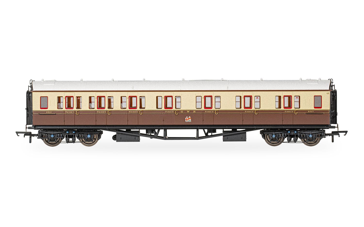Hornby R40467 GWR - Collett Corridor Composite LH - 6521 - Coach