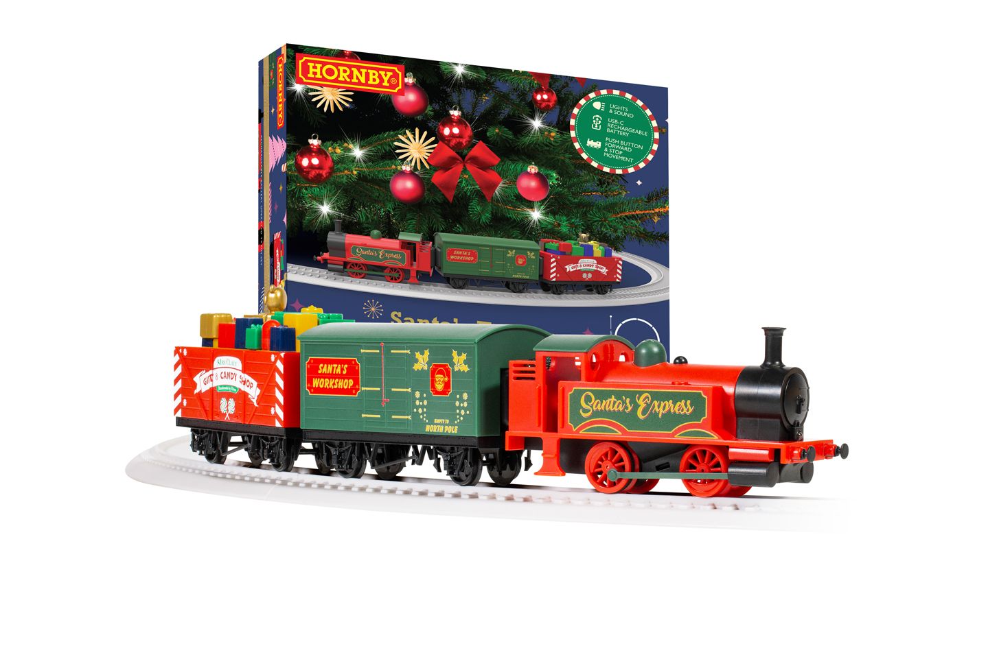 Hornby R9363M Santa’s Express Train Set - Rechargeable Battery