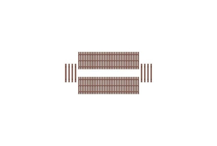 Ratio Wooden Fencing 437