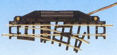 Roco Light Railway Right Hand Electric Turnout 24 Degree 104.2mm RC32403