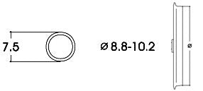 Roco AC Traction Tyres 8.8-10.2mm (10) RC40073