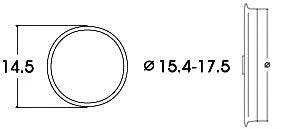 Roco AC Traction Tyres 15.4-17.5mm (10) RC40076