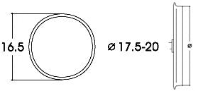 Roco AC Traction Tyres 17.5-20mm (10) RC40077