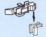 Roco Close Coupler Head with Advanced Uncoupler Tab (2) RC40286