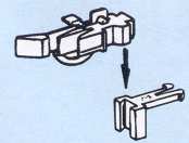 Roco Close Coupler Heads Height Adjust. Advanced Uncoupler Tab(2) RC40287