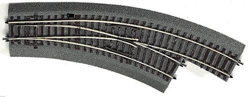 Roco Rocoline Ballasted (BWR2/3) Right Hand Curved Turnout RC42557