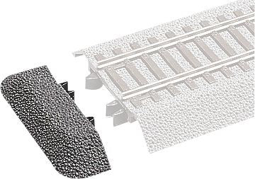 Roco Rocoline Ballasted End Pieces (6) RC42651
