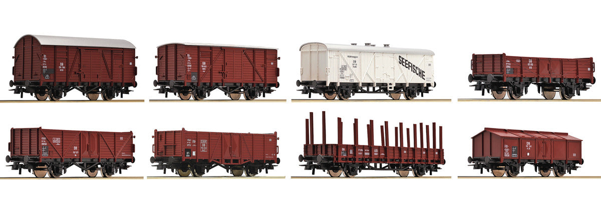 Roco Start DRB Wagon Set (8) II RC44003