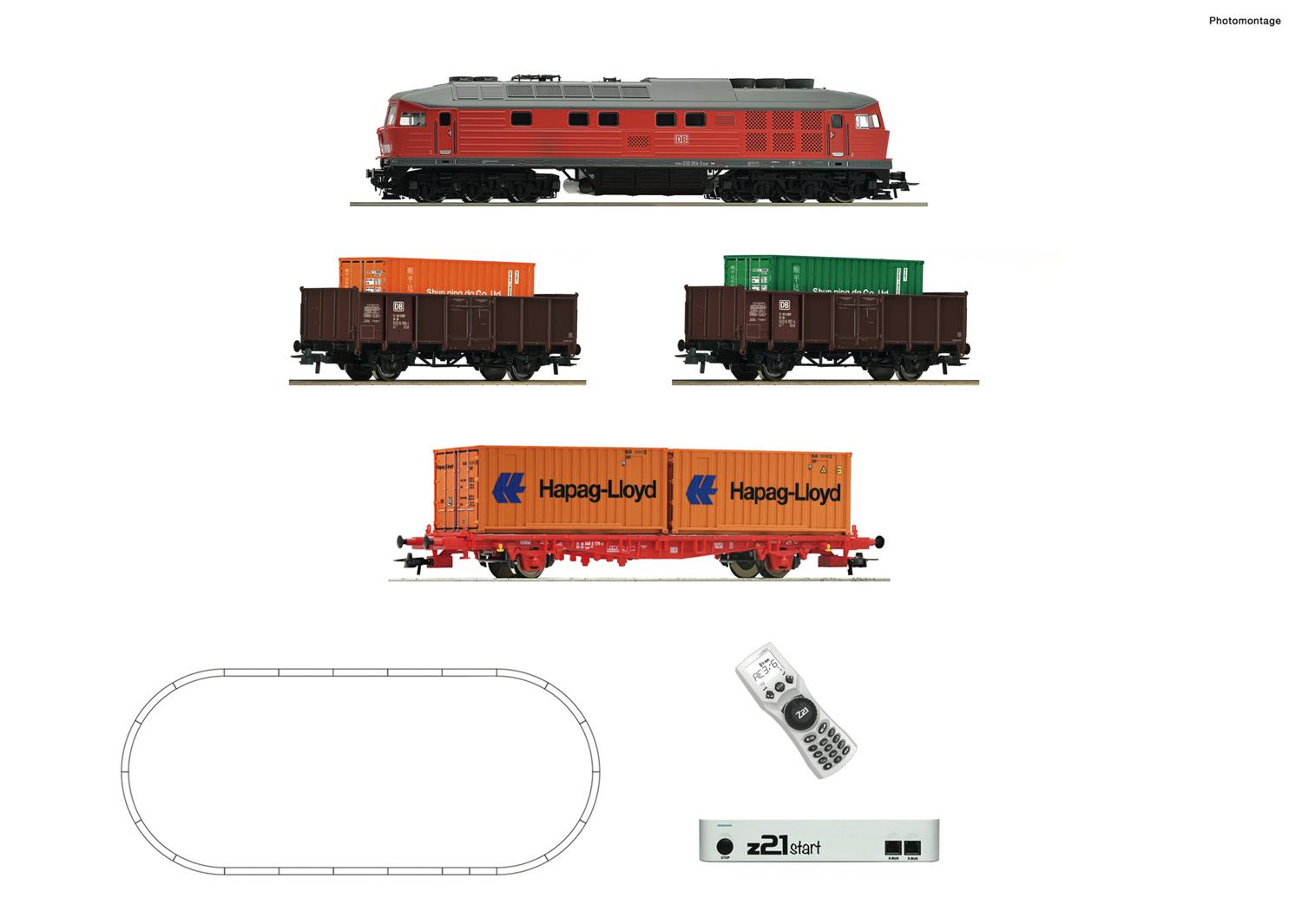 Roco DBAG BR232 Diesel Freight Starter Set VI (DCC-Fitted) RC5110003
