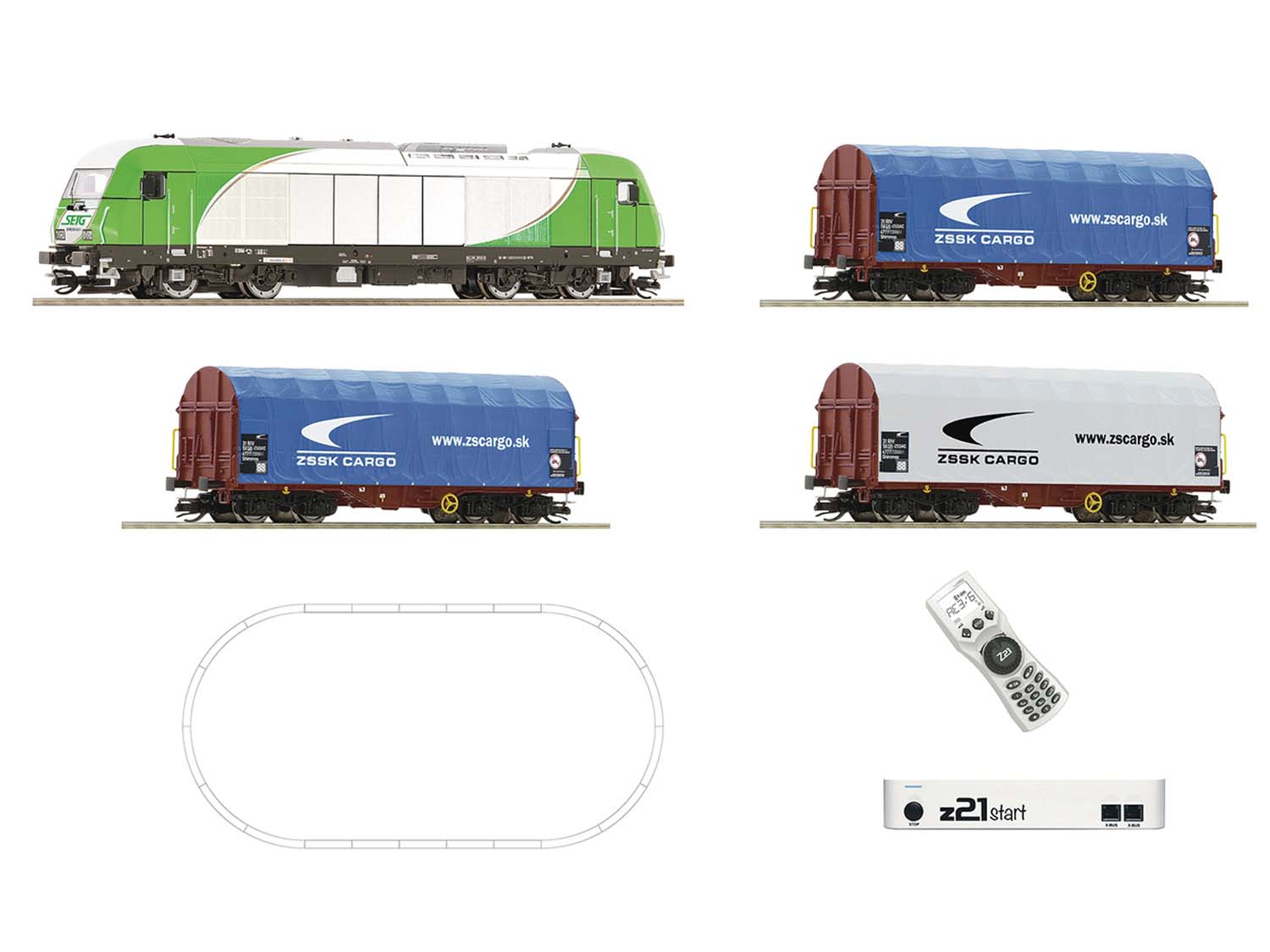 Roco SETG ER20 Electric Freight Starter Set VI (DCC-Fitted) RC5190001