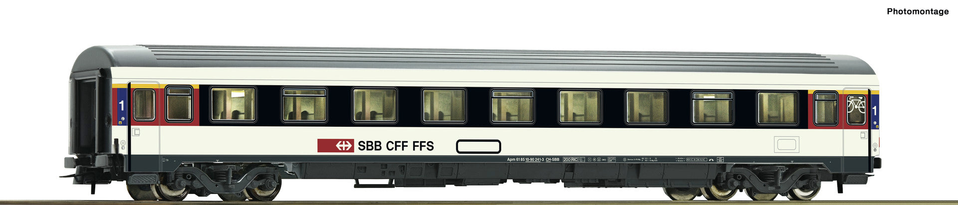 Roco Start SBB Apm 1st Class Eurocity Coach VI RC54166