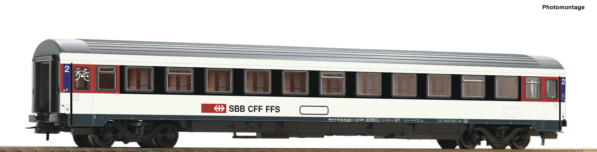 Roco Start SBB Bpm 2nd Class Eurocity Coach VI RC54167