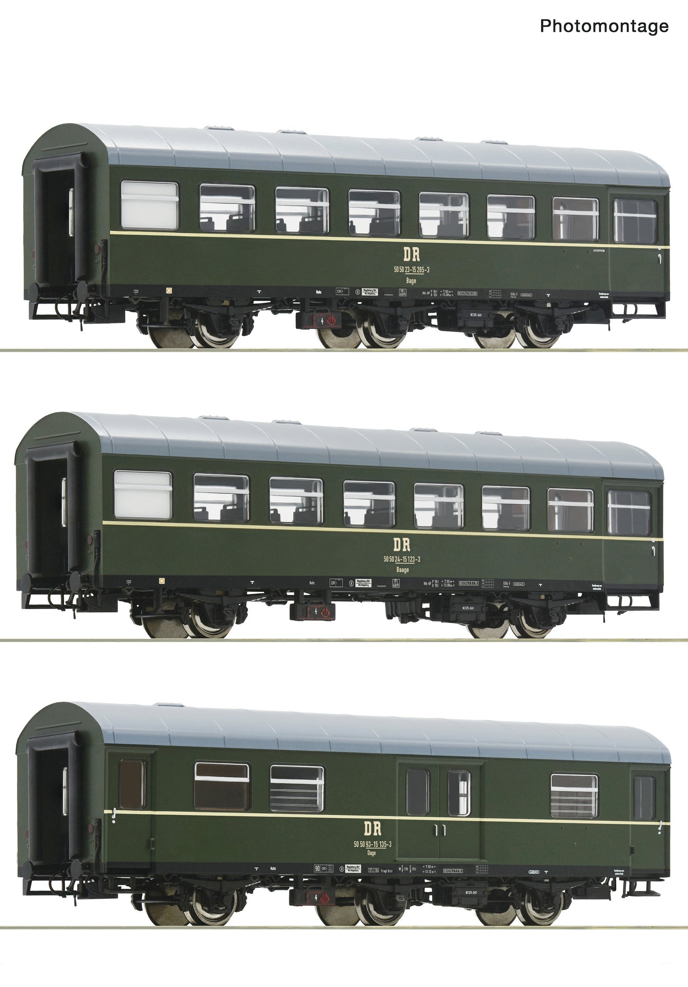 Roco DR Reko Coach Set (3) IV RC6200009