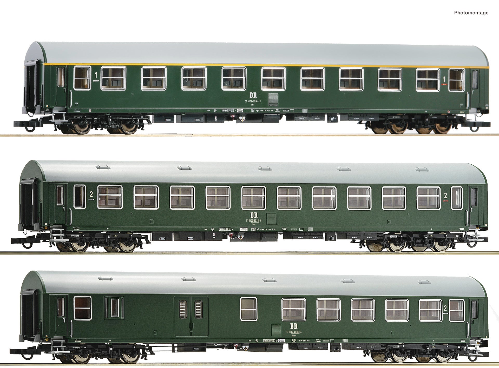 Roco DR Ame/Bme/Bdme Coach Set (3) IV RC6200028