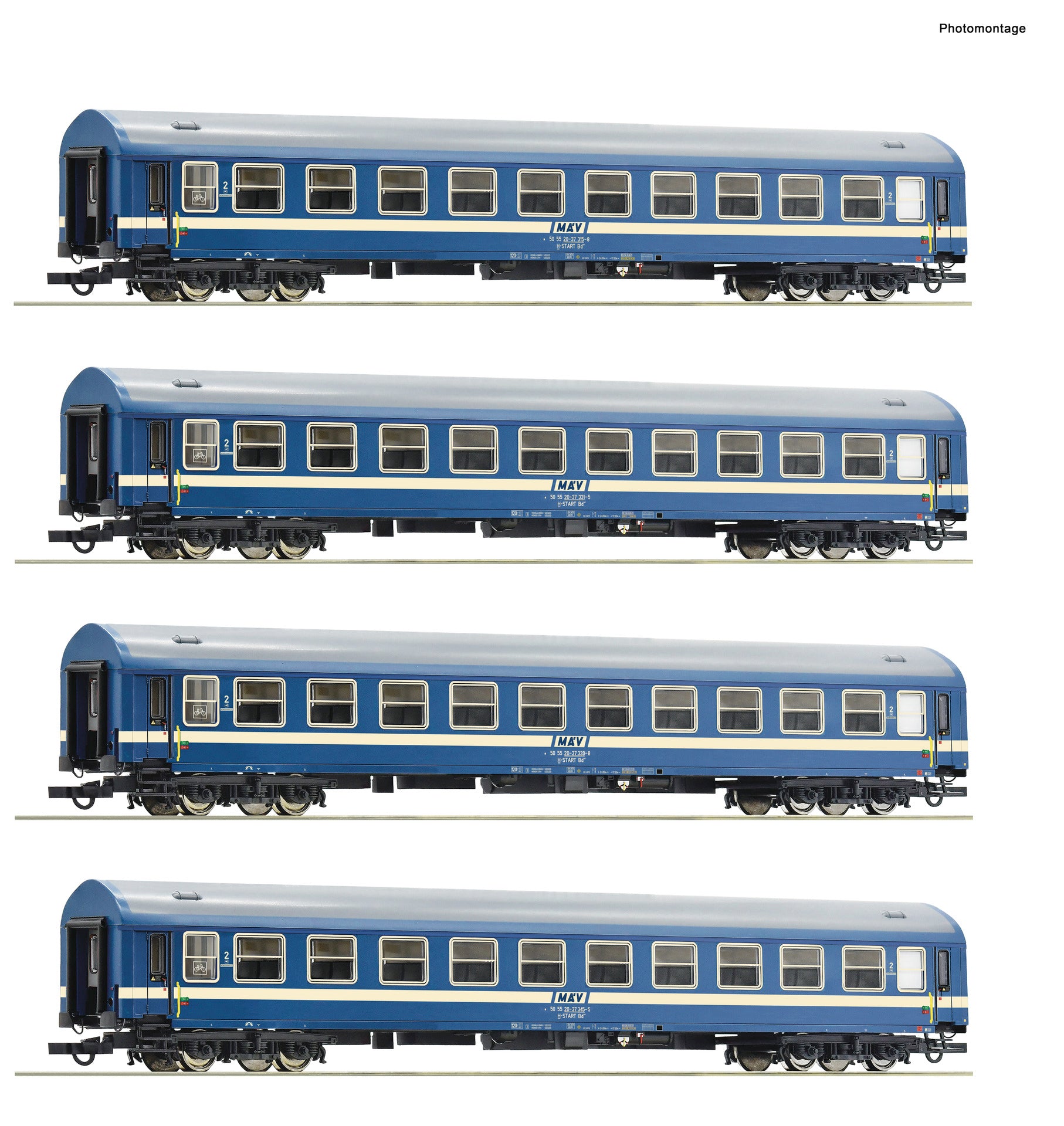 Roco MAV Y/B70 Express Coach Set (4) IV RC6200031