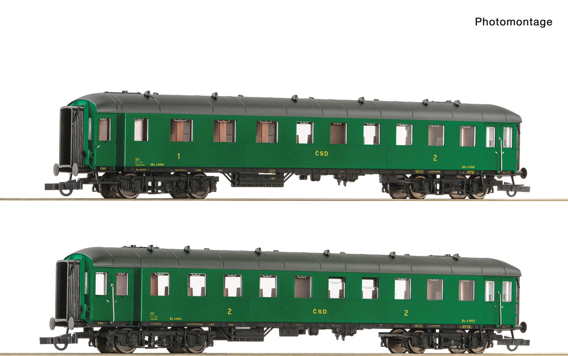 Roco CSD Aba/Ba Express Coach Set (2) III RC6200037