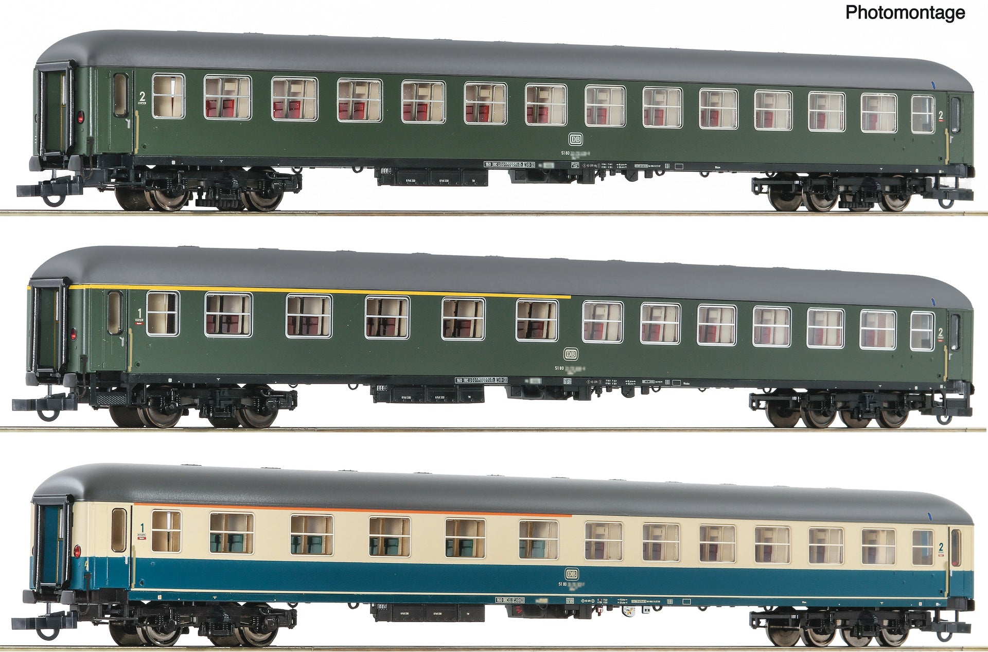 Roco DB D377 Hispania Express Coach Set (3) IV RC6200053