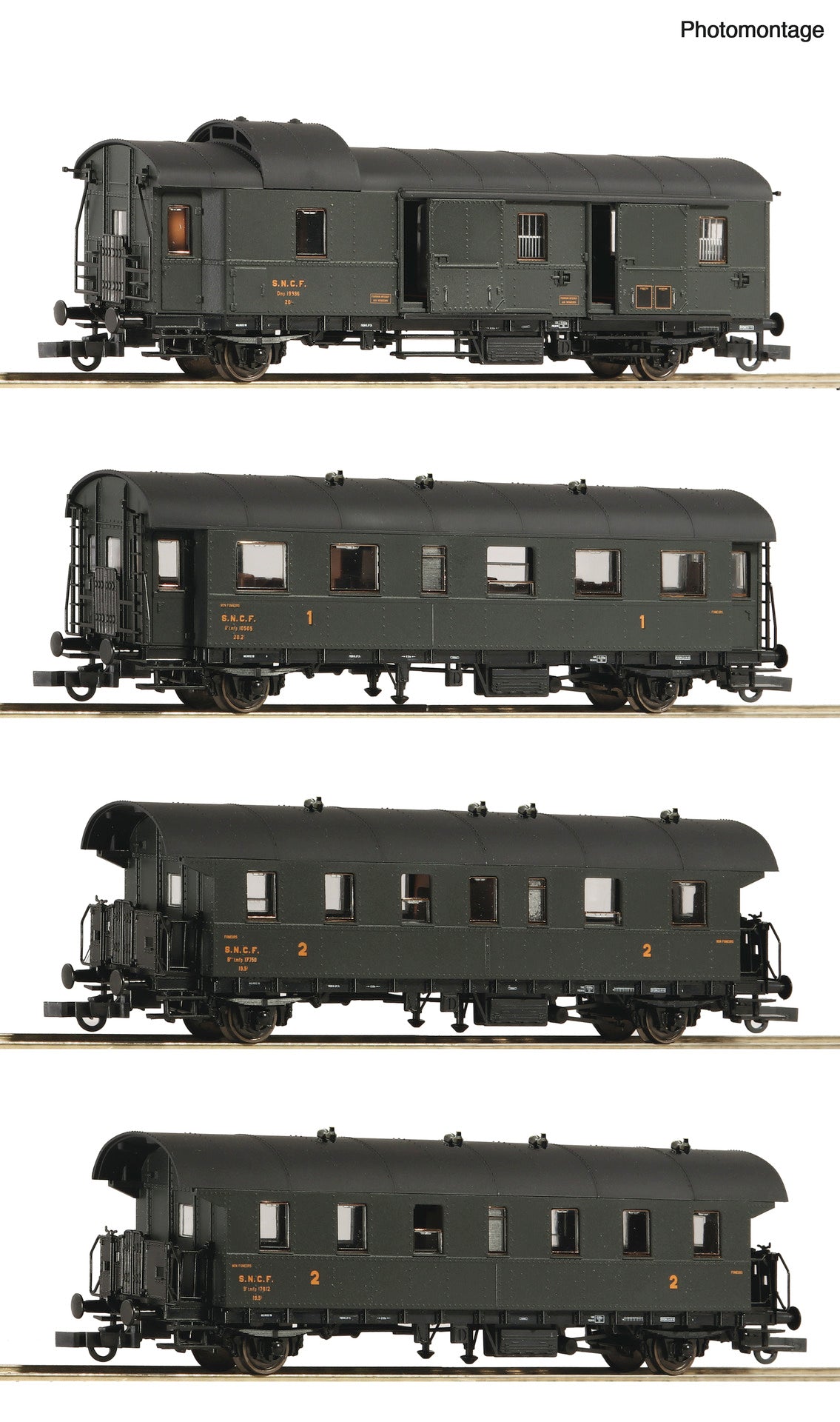 Roco SNCF Coach Set (4) III RC6200055
