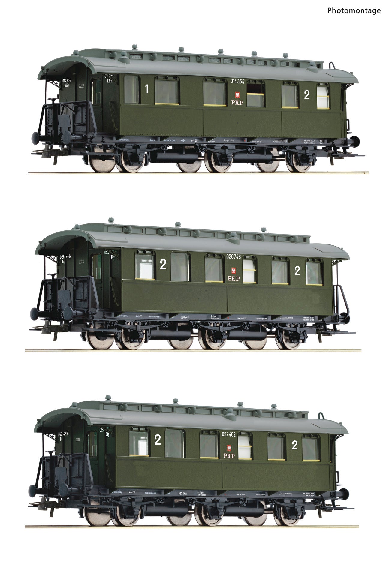 Roco PKP ABly/Bly/Bly Coach Set (3) III RC6200059