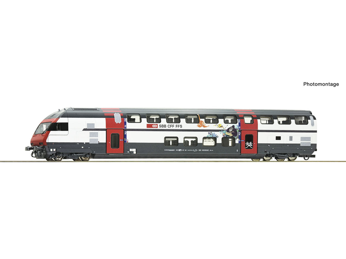 SBB Bt IC2000 2nd Class Bi-Level Control Car V(DCC-Fitted)